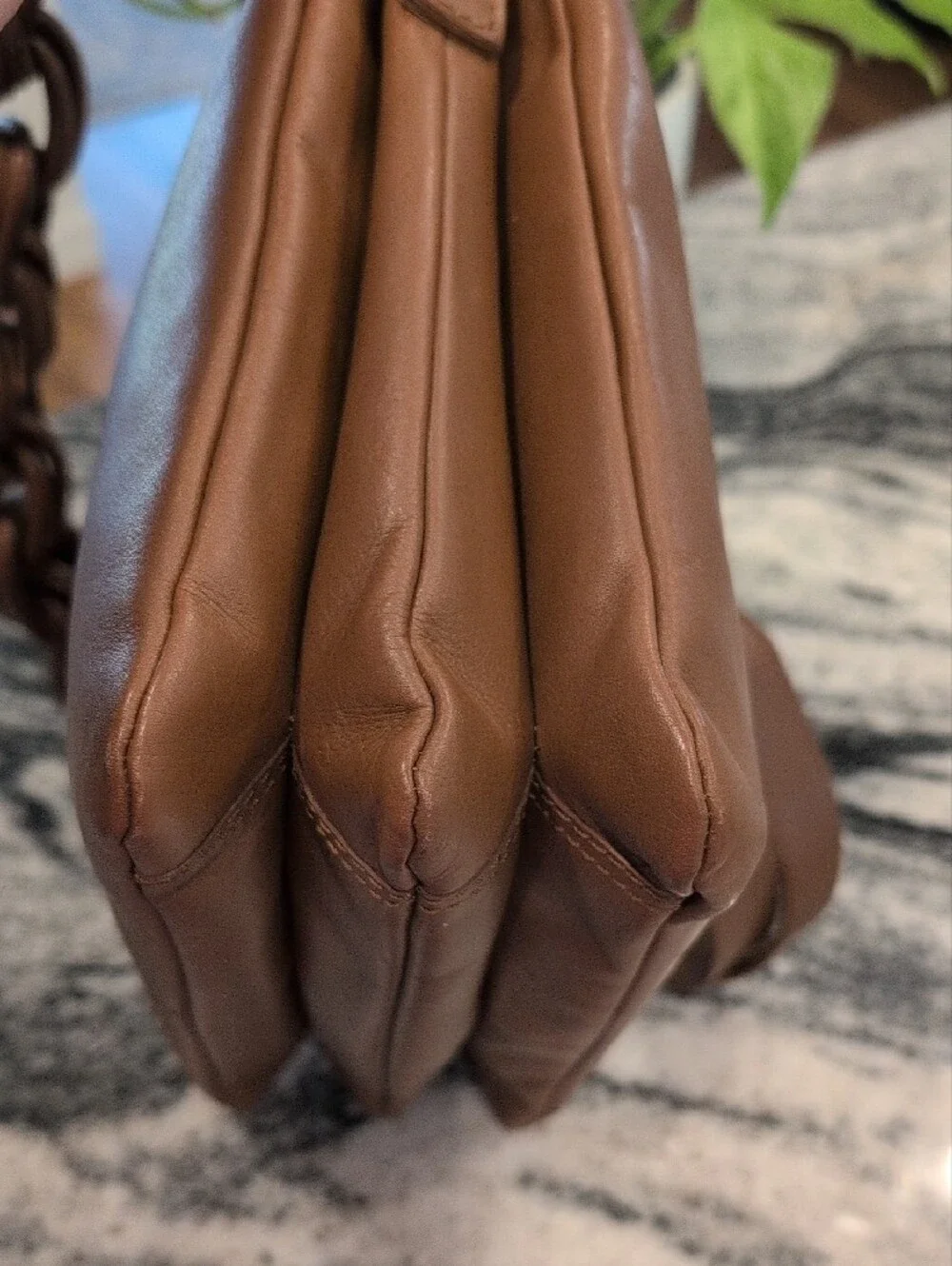 Harbour 2Nd Leather 3 Pocket Satchel Bag with Braided Strap